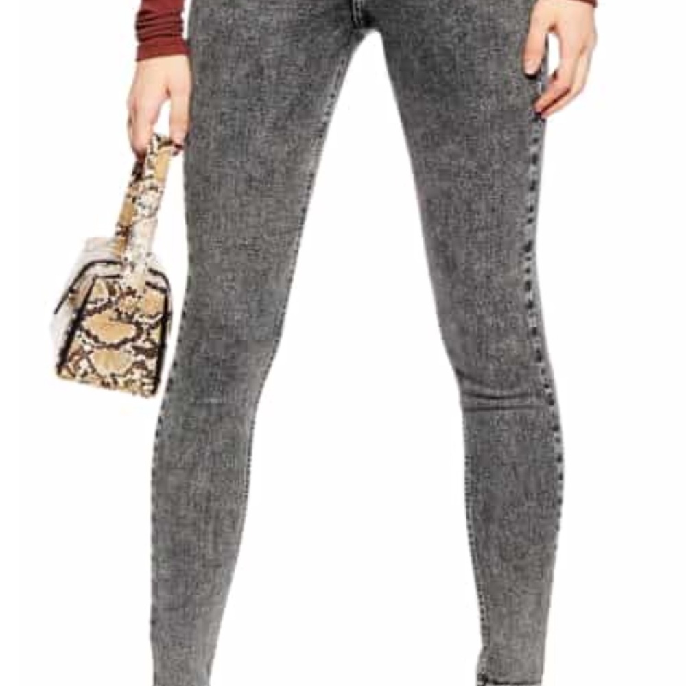 Women’s 1822 Denim Black Acid Washed Jeans